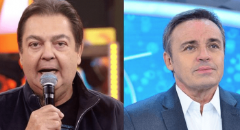 'Jamais fomos inimigos', declara Faustão ao homenagear Gugu